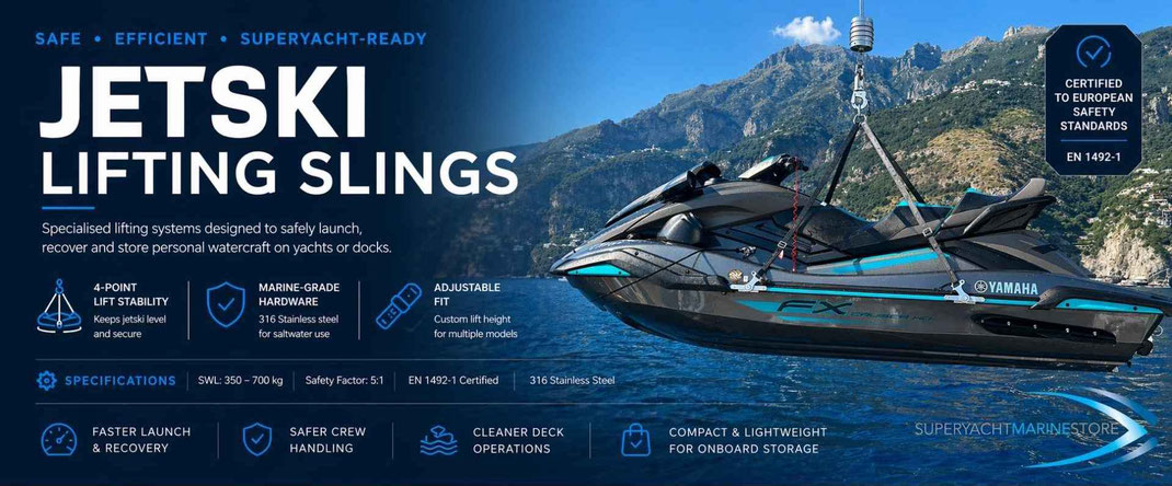 jetski lifting slings infographic