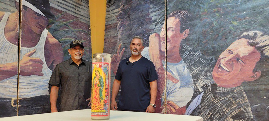Adan Hernandez Carnalismo II Blood In Blood Out painting