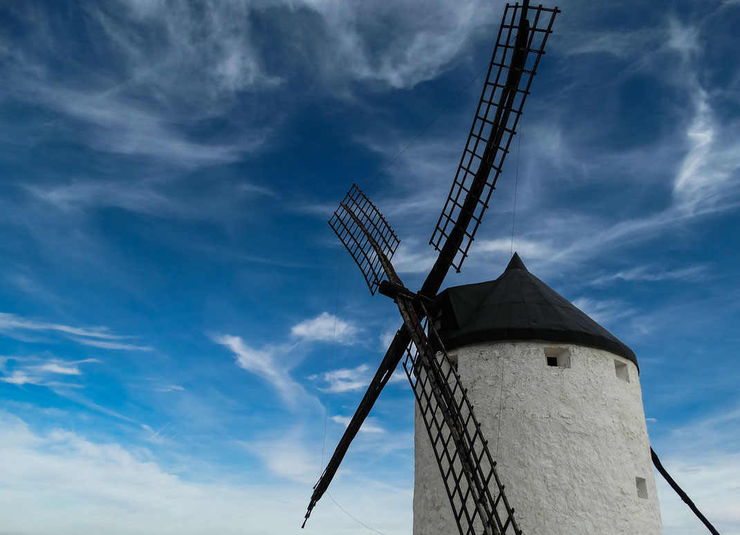 Don Quijote kämpfte gegen Windmühlen 