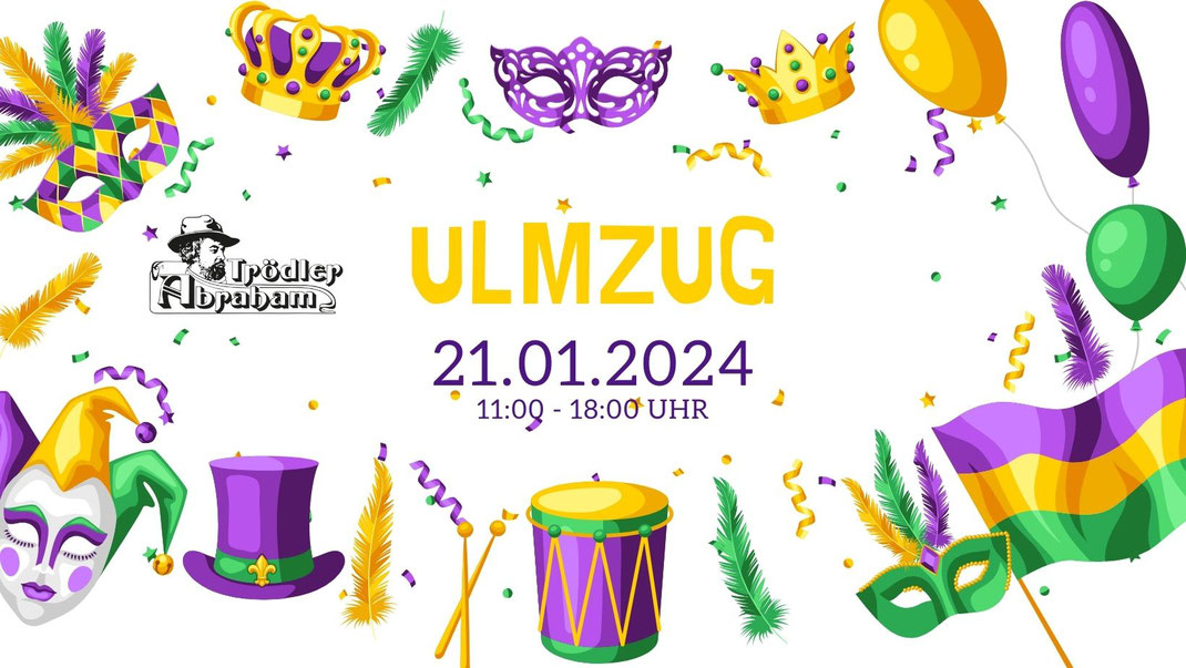 Der große Ulmer Narrensprung mit anschließender Party im Trödler #Ulmzug #Umzug #Narrensprung