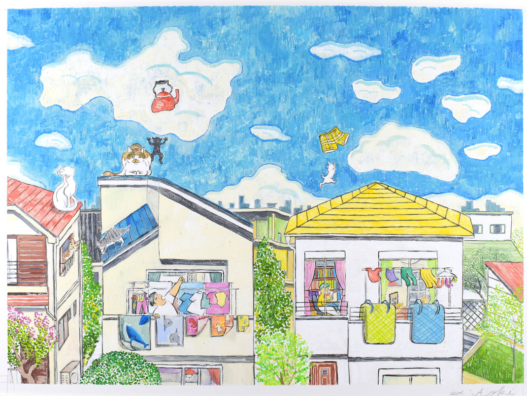 アクリル　muse bord 386×297ｍｍ　2024年