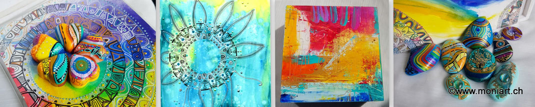 Kunst, Bilder Steine bemalt herzen 