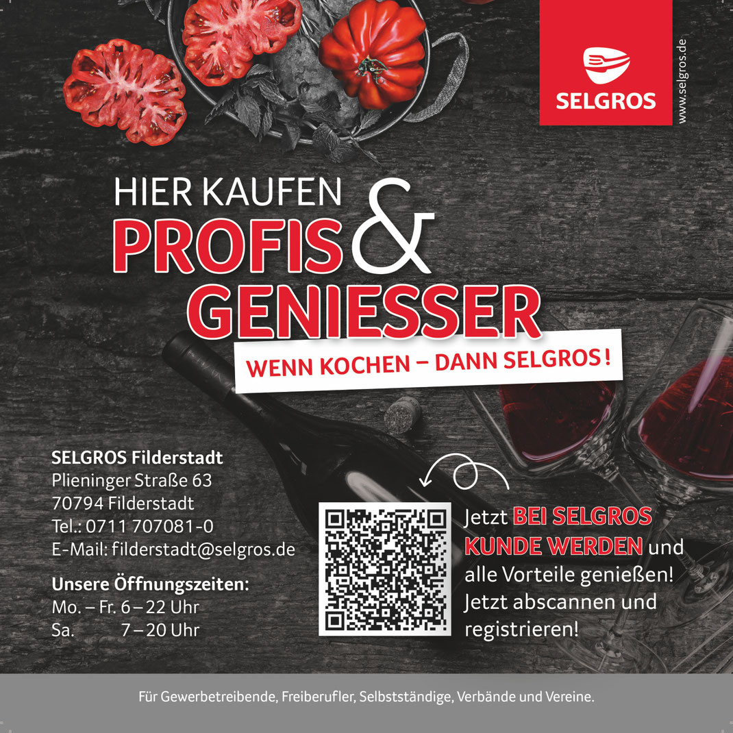 Kooperationspartner des 36. Kirchheimer Weindorfes: Selgros Filderstadt