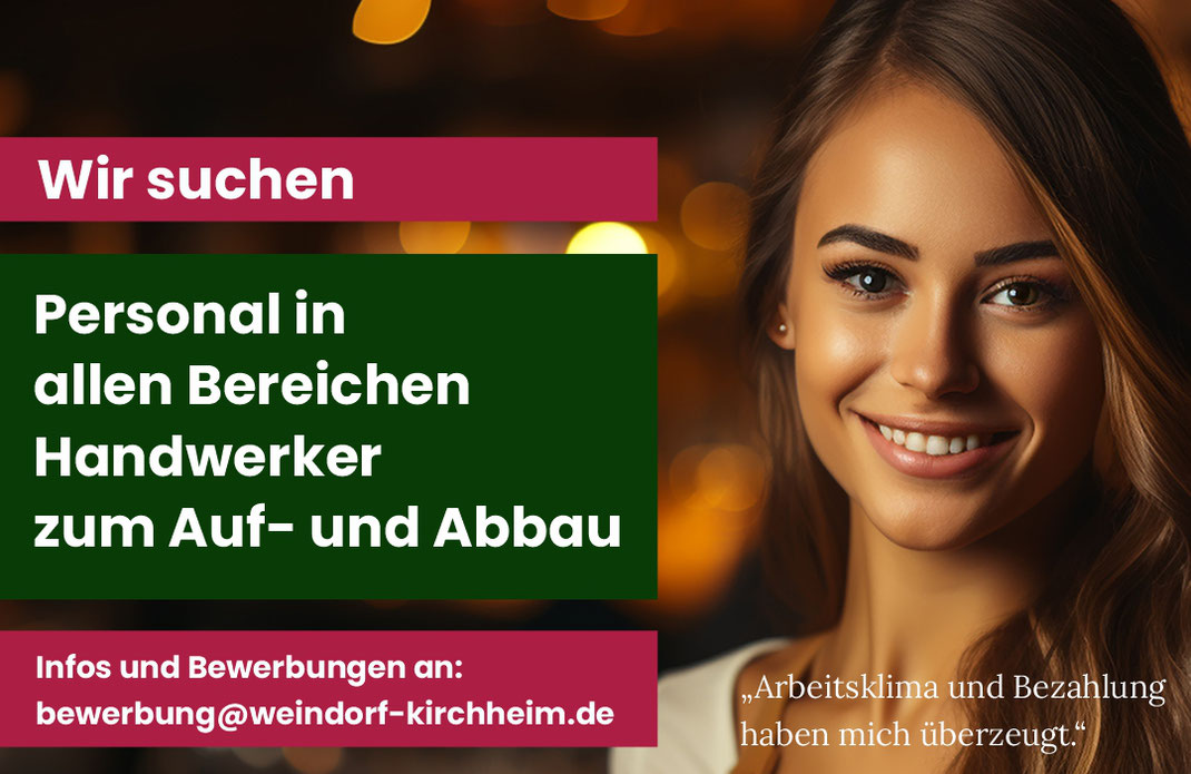 Stellenangebote auf dem Weinfest