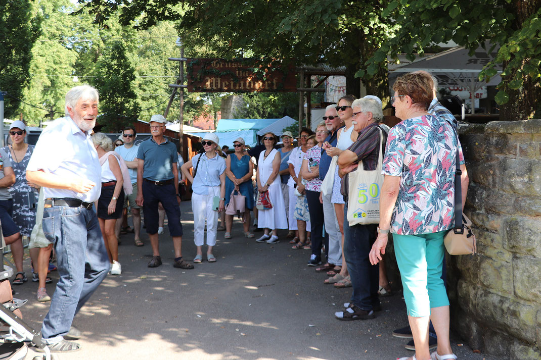 Unterhaltsame Stadtführung durch die historische Innenstadt von Kirchheim Teck mit Andreas Kenner