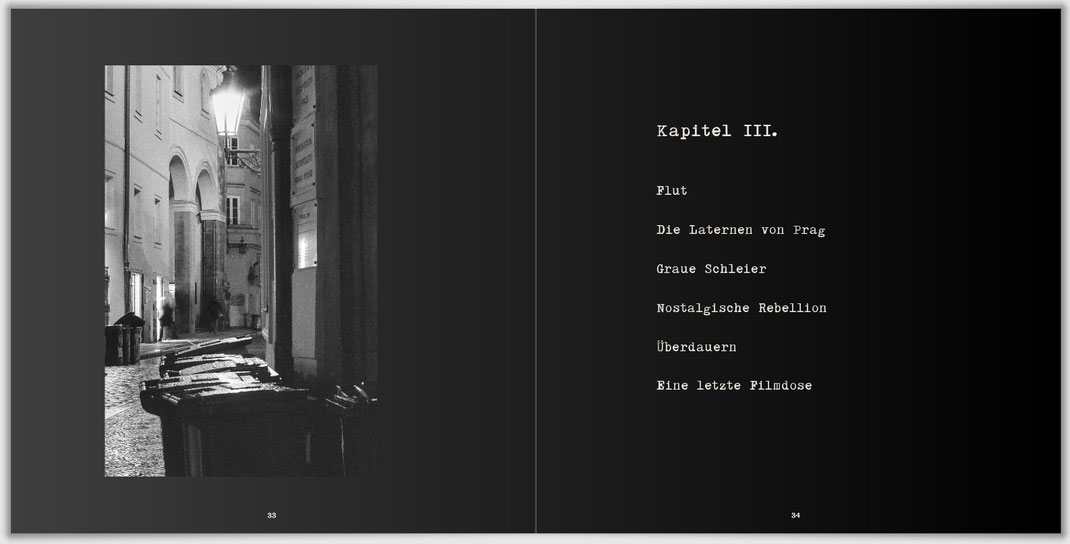 Šnobl:Praga“ - Kapitelübersicht