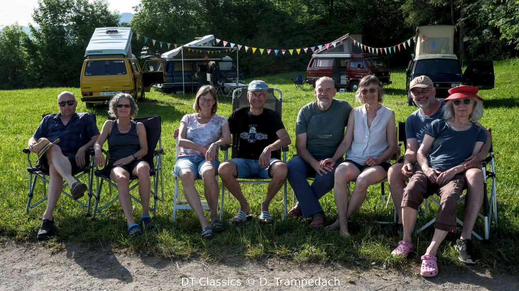 Mit den Bus Brothers & Sisters hoch über dem Zugersee.