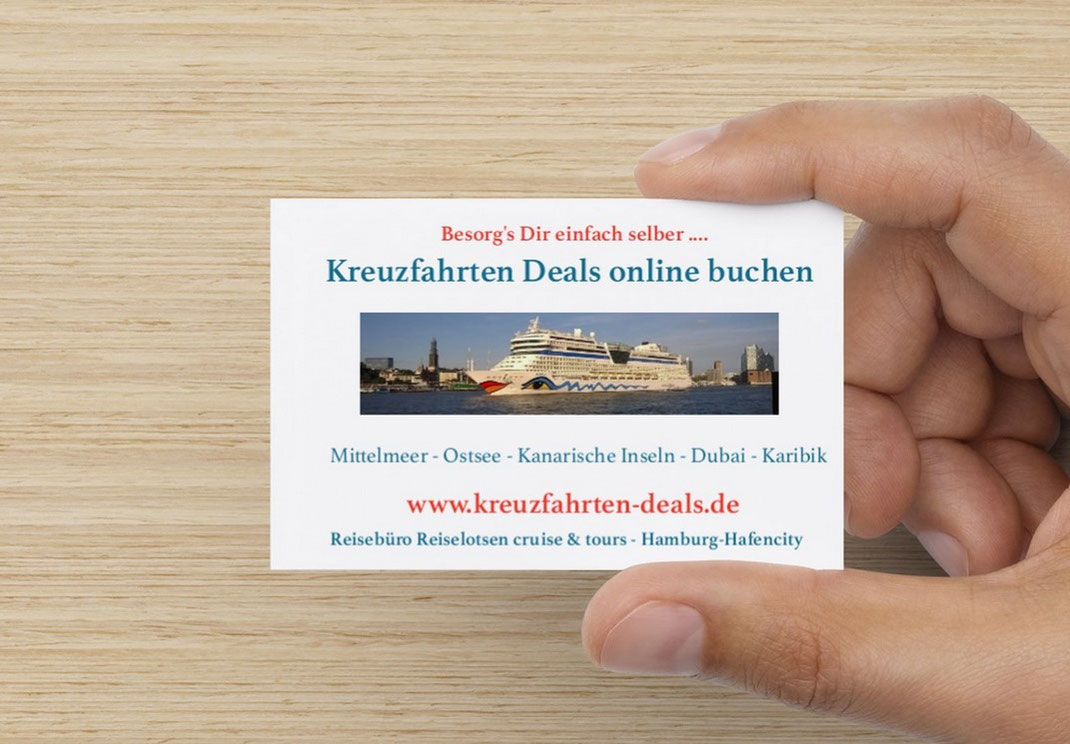 Ausflugsfahrten, Kreuzfahrten und Weltreisen ab Hamburg, Bremerhaven sowie ab Italien und Spanien | Kreuzfahrten Angebote Frühbucher beim Reisebüro Reiselotsen www.kreuzfahrten-deals.de