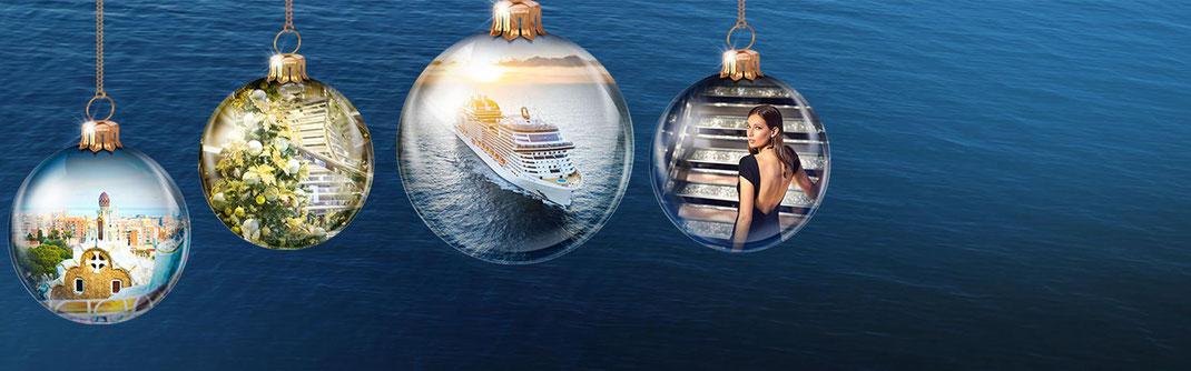 Buchen Sie Ihre MSC Kreuzfahrt zu Weihnacten 2025 beim Vertragsreisebüro Reiselotsen cruise & tours Hamburg-Hafencity