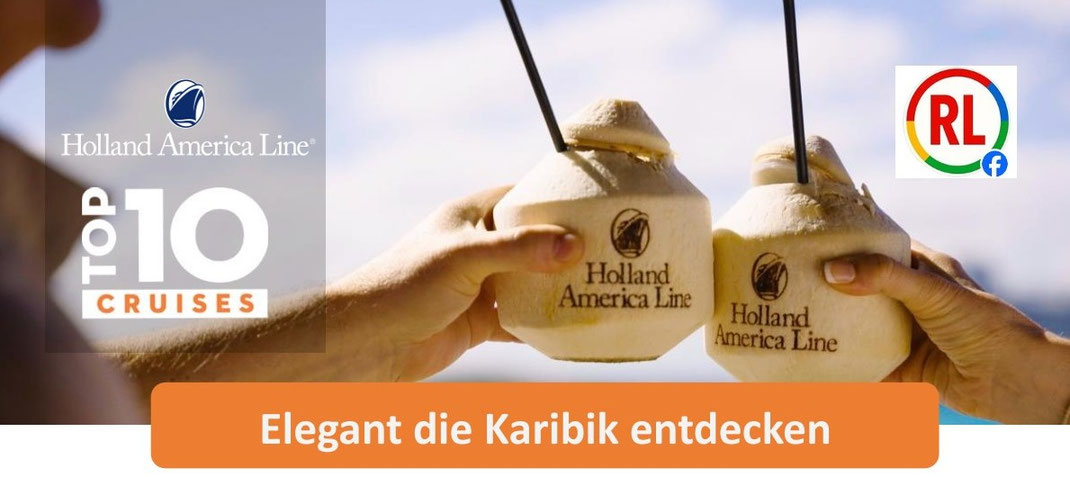 Kreuzfahrt mit Holland America Line TOP-10 reduzierte Angebote telefonisch beim HAL-Vertragsreisebüro Reiselotsen by Olaf Diroll buchen