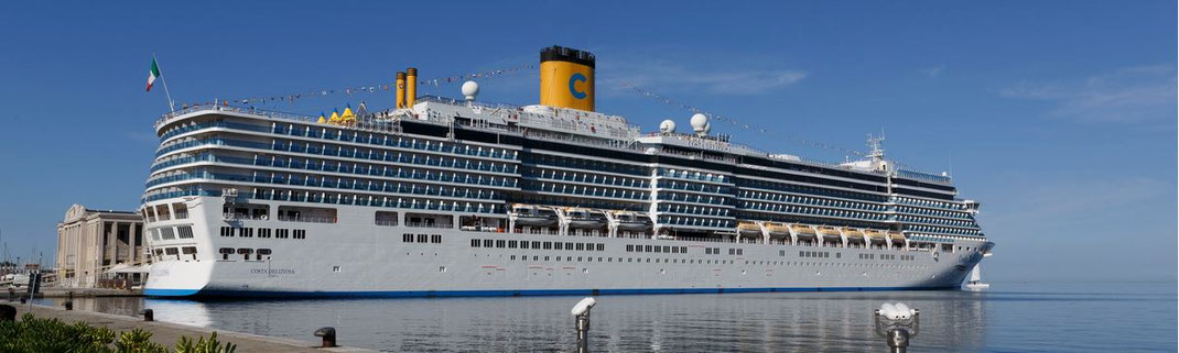  Costa Weltreise 2026 Weltreise Costa Deliziosa 2026 ab Trienst, Savonna Illustration 