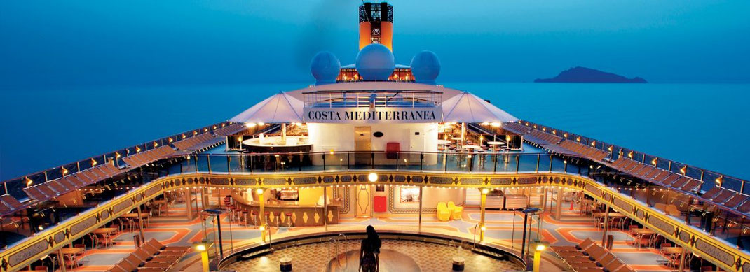 Costa Mediterranea im Mittelmeer, romantische Kreuzfahrten zu Zweit, Paarurlaub mit Genuss und Kultur auf Landausflügen 2026 mit Fluganreise by Reisebüro Reiselotsen Hamburg