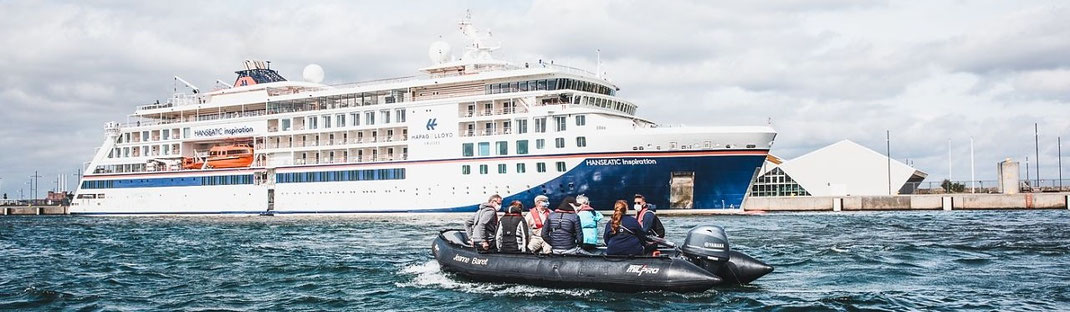 Hapag-Lloyd Expeditionsschiff "Hanseatic Inspiration" - kleines Seeschiff für Große Reisen weltweit bei Reiselotsen mit Beratung buchen