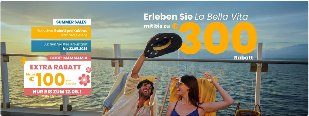 Costa Kreuzfahrten im Mittelmeer und Kanarische Inseln inklusive Flug | Buchung und Beratung beim Partner-Reisebüro Reiselotsen Hamburg Tel. 040 - 43 74 74