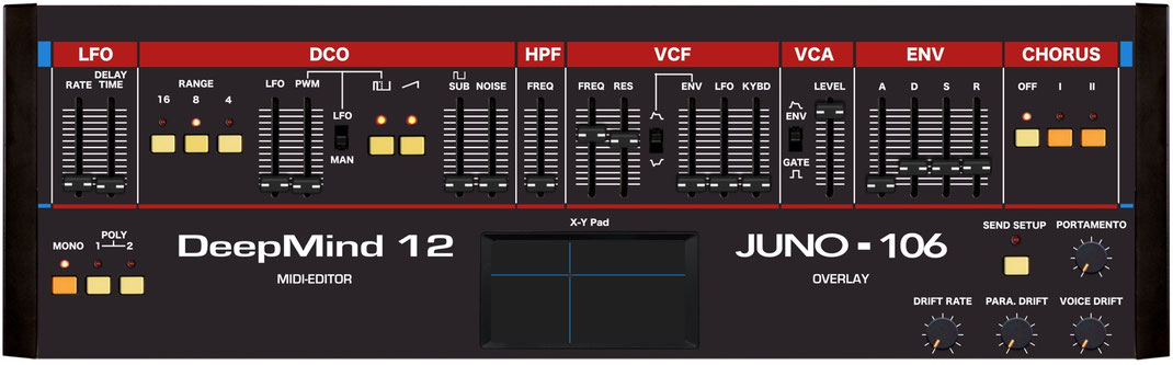 DeepMind 12 Juno 106 Overlay Editor - Easy Juno 106 Sounds From Your DeepMind