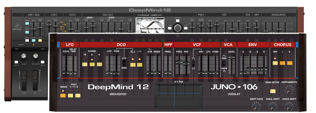 Easy Juno 106 Sounds From Your DeepMind - Juno 106 Overlay Editor