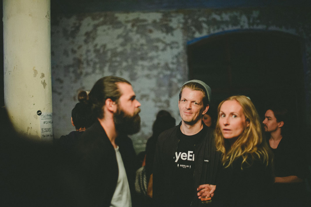 an eyeem team member smiling at the photographer