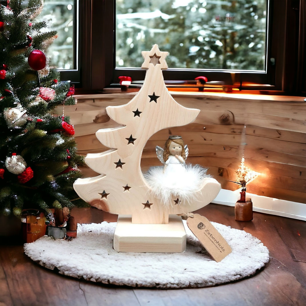 Weihnachtsgeschenke aus Holz - aus duftenden Zirbenholz von den Bergen Österreichs