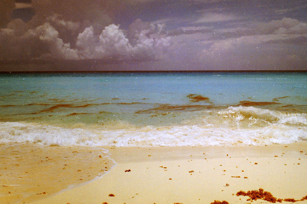 cancun,beach,tropical,caribe,mexico,yucatan,analog,film