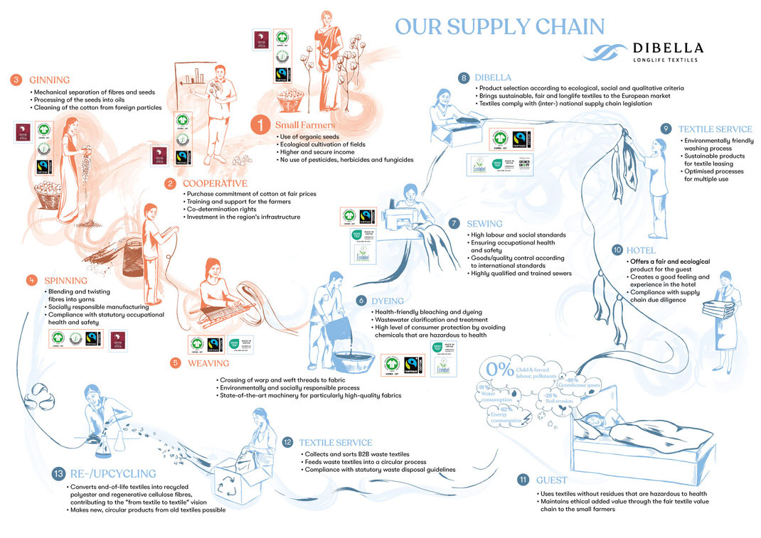 Dibella - supply chain in detail