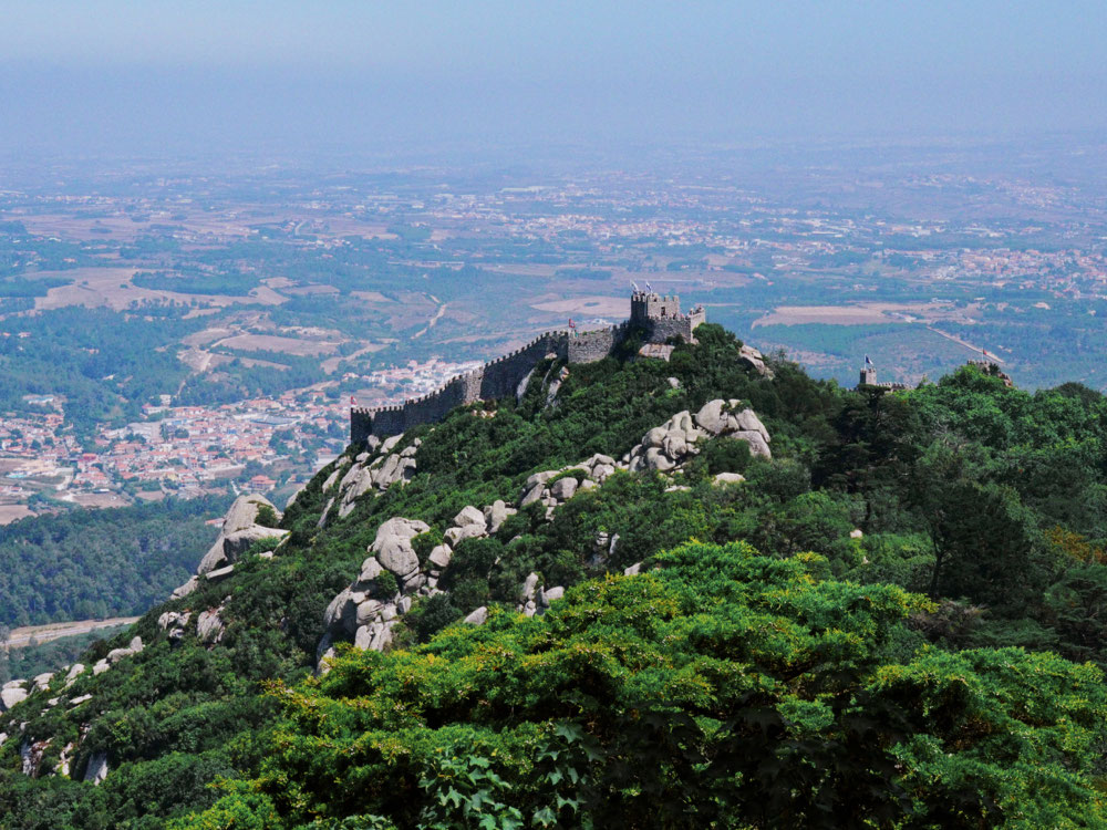 View of the Moorish Castle from the Palacio da Pena