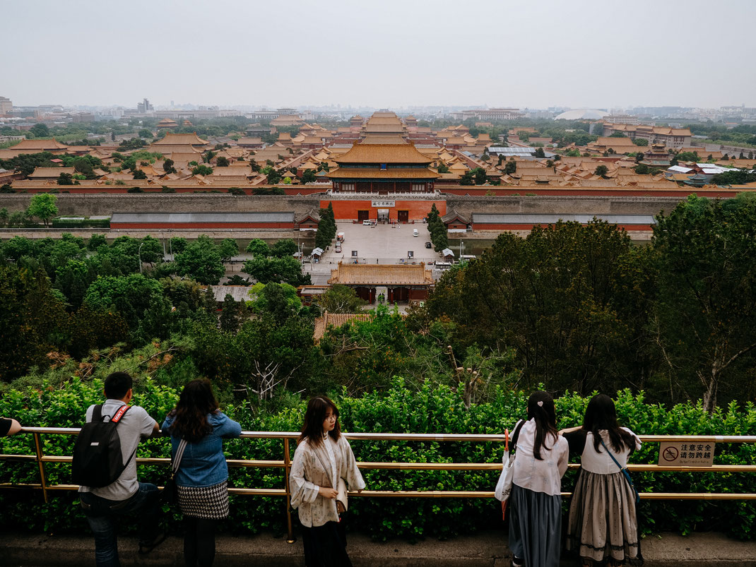 View on the Forbidden City from the Jingshan Park