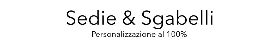 Sedie e Sgabelli personalizzati - Sedie su misura - Sedie personalizzate