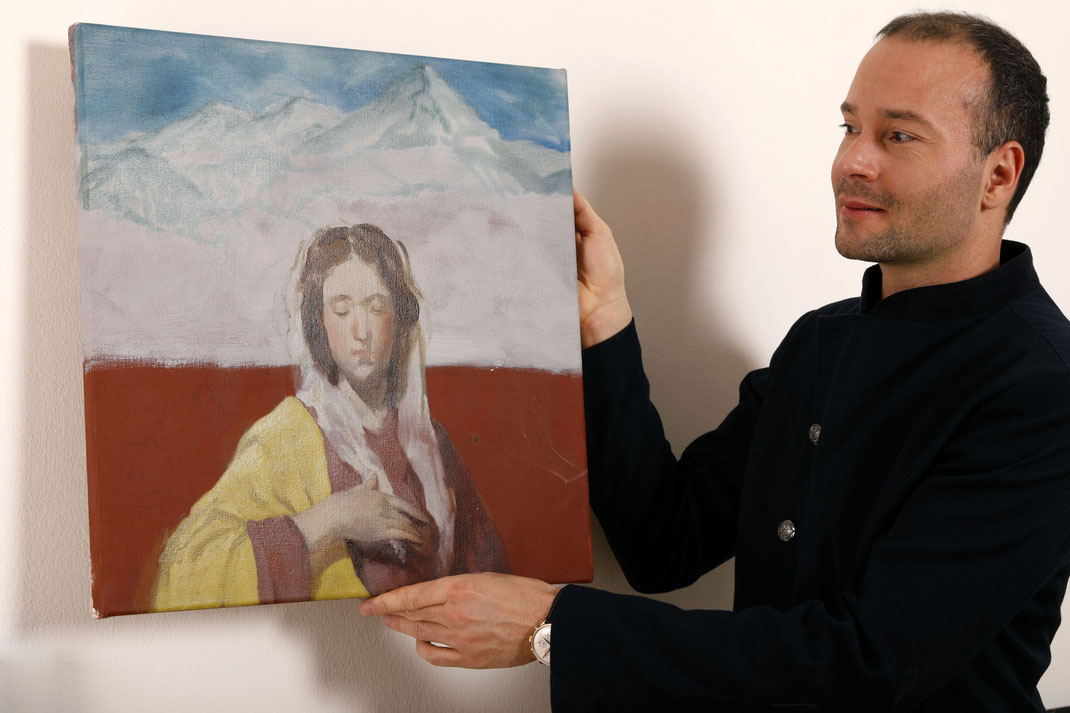 Patricia Kaliczka Ölbild oil painting (Matthias Bechtle)