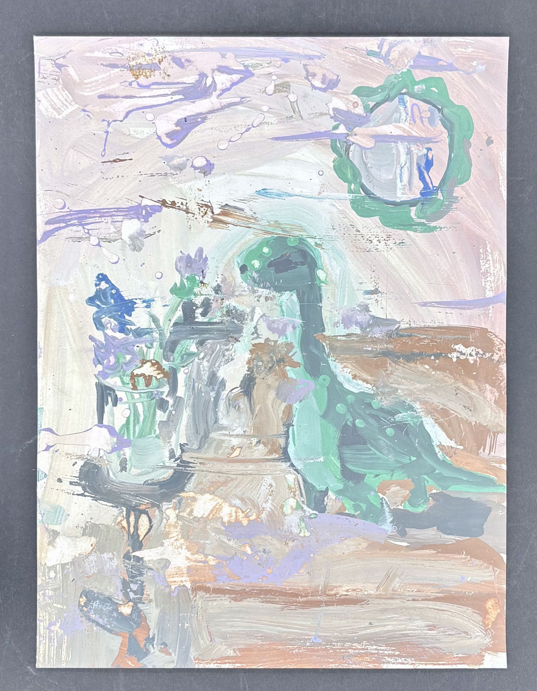 Christian Rothwangl Kunst Zeichnung Dinosuarier art on paper 