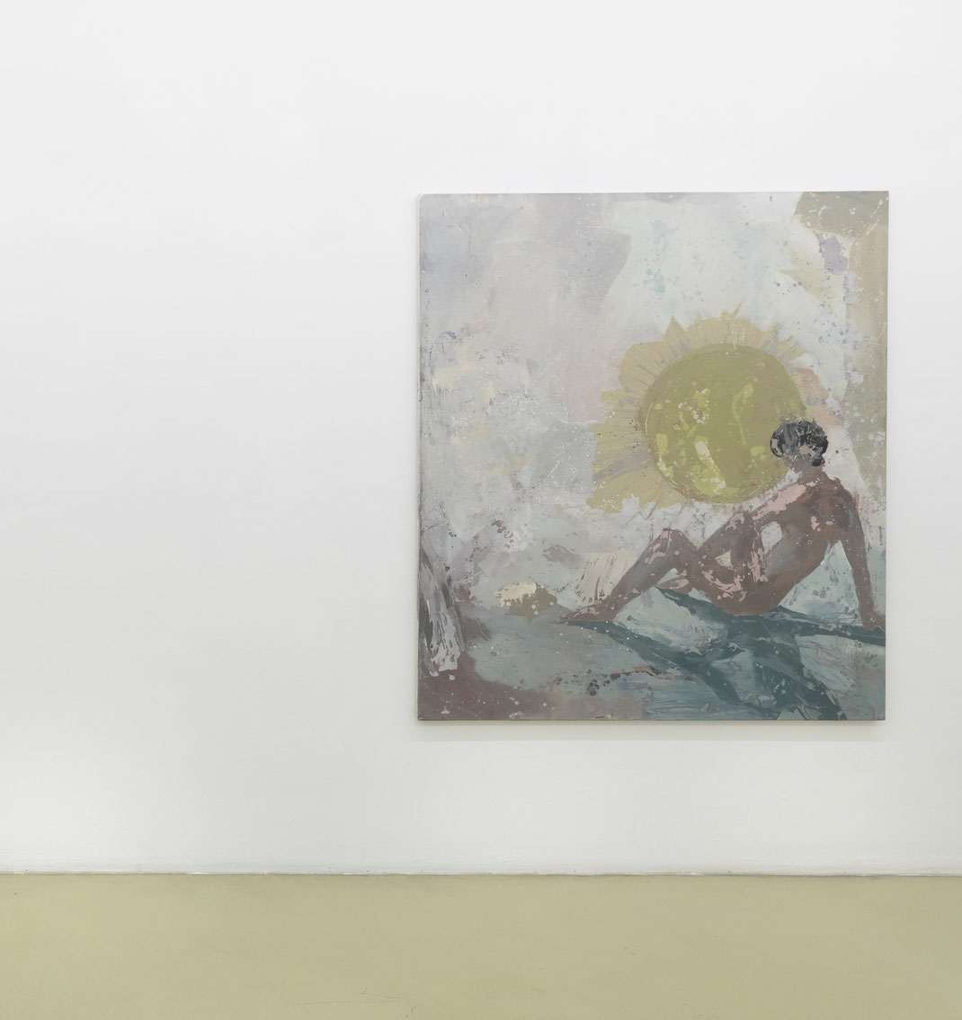 Christian Rothwangl. Malerei des Künstlers. Ausstellung bei Galerie Krinzinger in Wien.  
