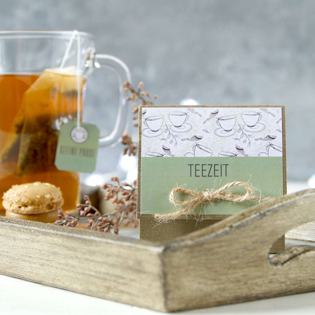Teebeutel Verpackung selber machen