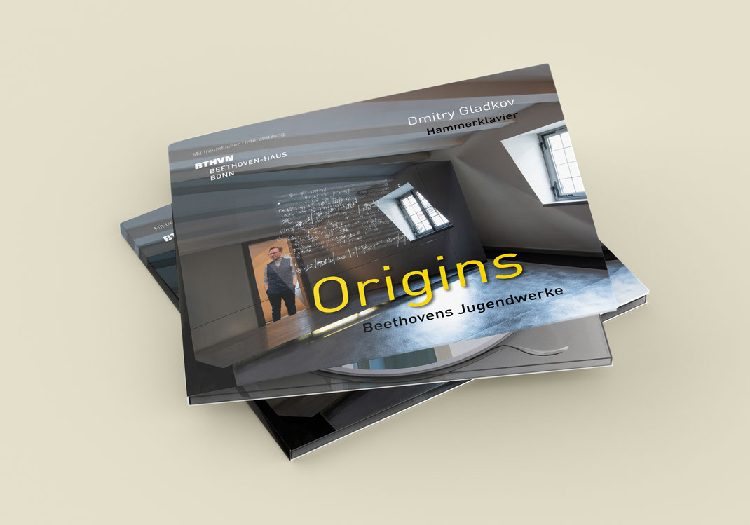 Digipack "Origins – Beethovens Jugendwerke" von Dmitry Gladkov