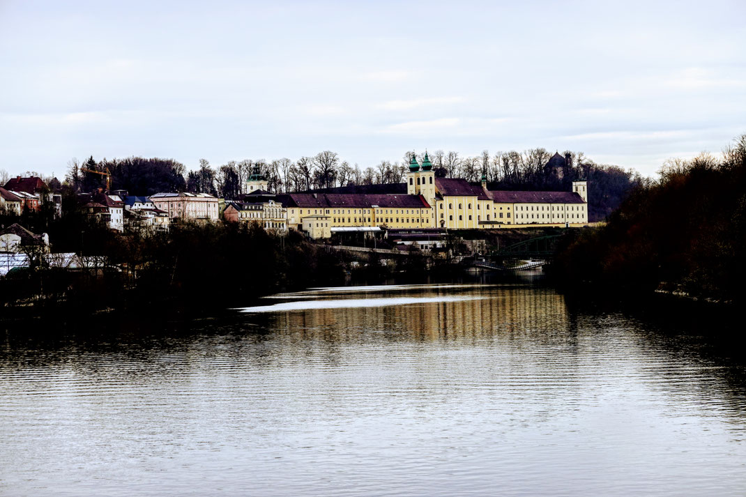 Ziel unserer ersten Etappe war das Stift Lambach, das geistige Zentrum des Bezirks Wels-Land