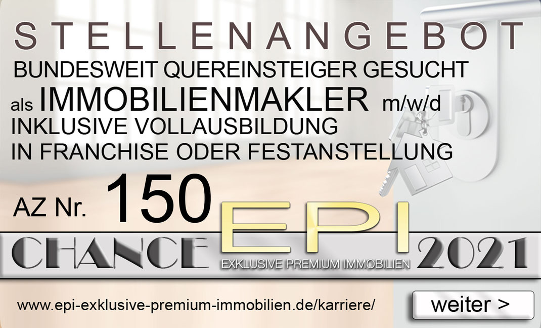 150 STELLENANGEBOTE KEMPTEN QUEREINSTEIGER IMMOBILIENMAKLER JOBANGEBOTE IMMOBILIEN MAKLER FRANCHISE FESTANSTELLUNG VOLLZEIT