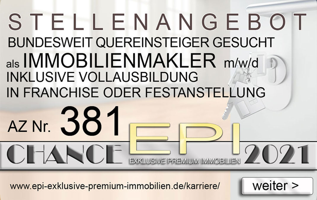 381 STELLENANGEBOTE DEGGENDORF QUEREINSTEIGER IMMOBILIENMAKLER JOBANGEBOTE IMMOBILIEN MAKLER FRANCHISE FESTANSTELLUNG VOLLZEIT