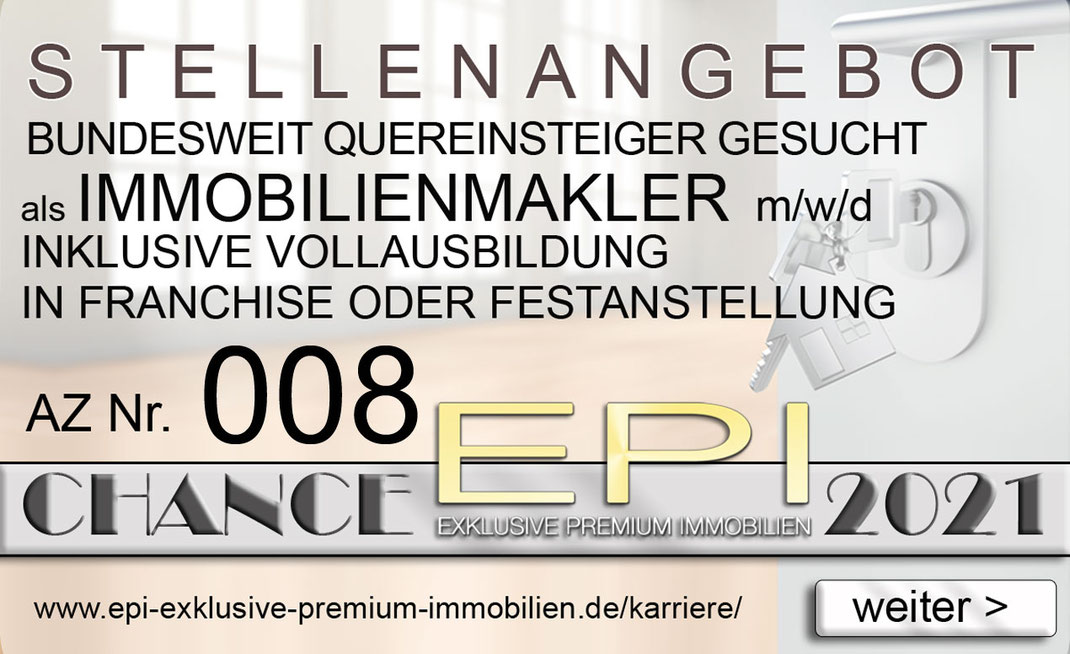 008 STELLENANGEBOTE QUEREINSTEIGER IMMOBILIENMAKLER JOBANGEBOTE IMMOBILIEN MAKLER FRANCHISE FESTANSTELLUNG VOLLZEIT