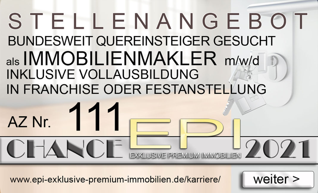 111 STELLENANGEBOTE HANAU QUEREINSTEIGER IMMOBILIENMAKLER JOBANGEBOTE IMMOBILIEN MAKLER FRANCHISE FESTANSTELLUNG VOLLZEIT