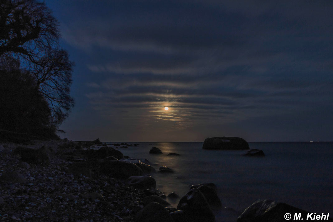 Klein Helgoland bei Vollmond
