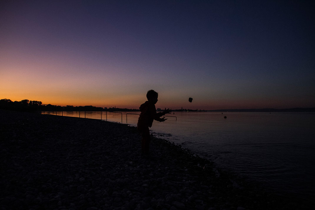 Sonnenuntergang, Bodensee, Abendstimmung, blaue Stunde, goldene Stunde, Seeufer, nurdeinfotokurs, Winterthur, Schaffhausen, Andelfingen