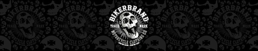 Bikerbrand screaming skull pattern