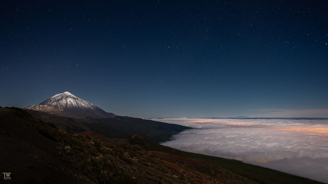 Der Sternenhimmel über den Wolken war wunderbar anzuschauen (B218)