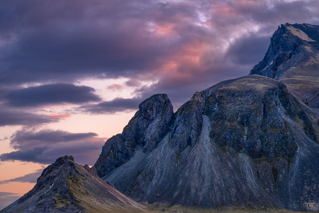 6. Das Vestrahorn ist immer wieder ein Hingucker, auch in der Detailansicht…