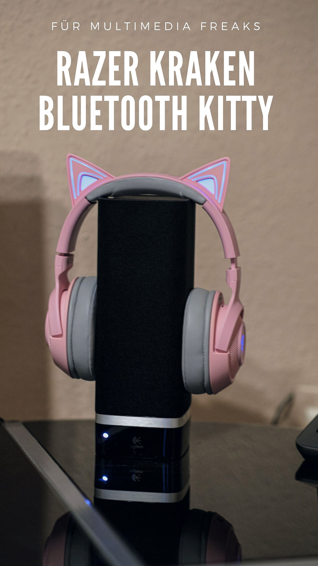 In Zeiten von Homeoffice, totaler Isolierung & exzessivem Gaming Wahn benötigen wir Ladies etwas, dass unsere Ohrmuscheln nicht nur komfortabel polstert, sondern auch stylish aussehen lässt: Das Razer Kraken Bluetooth Kitty Headsets | Hot Port Life & Style | 30+ Fashion & Lifestyle Blog