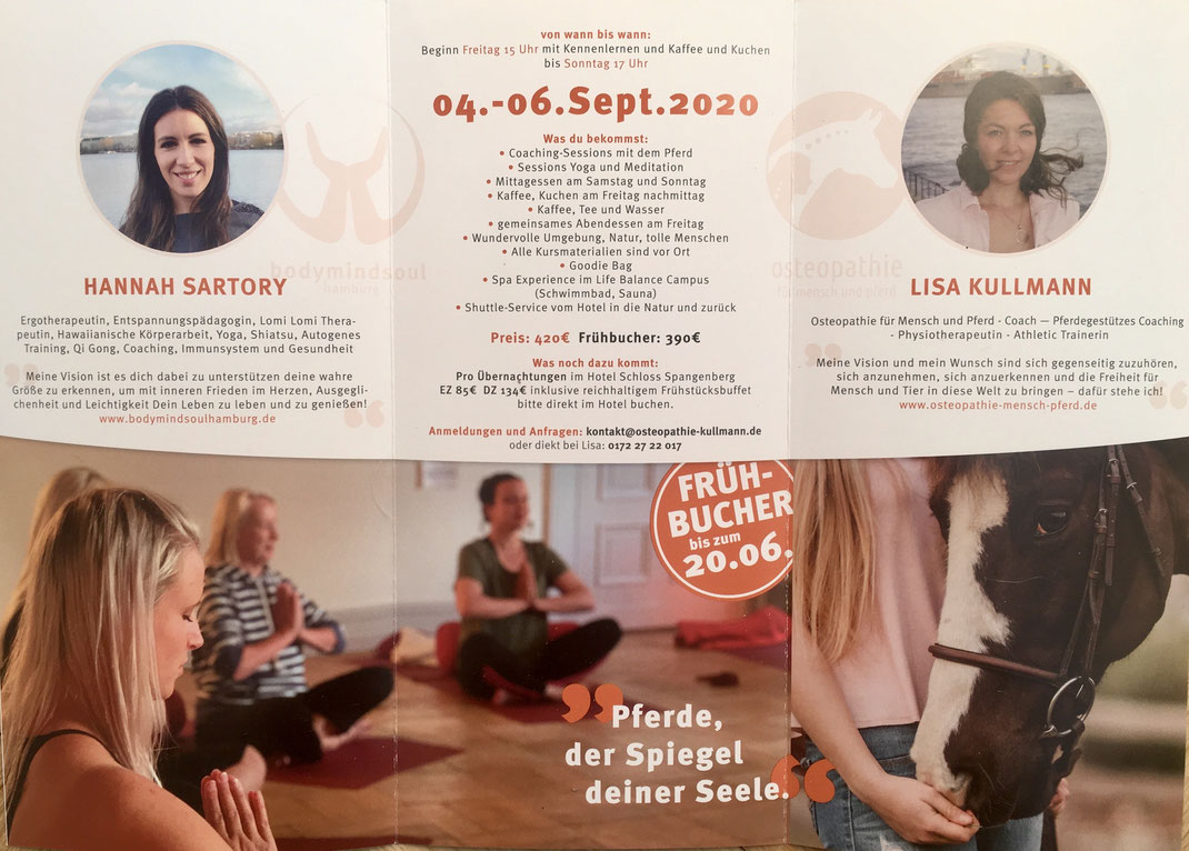 Flyer Energetic Flow – Lisa Kullmann & Hannah Sartory