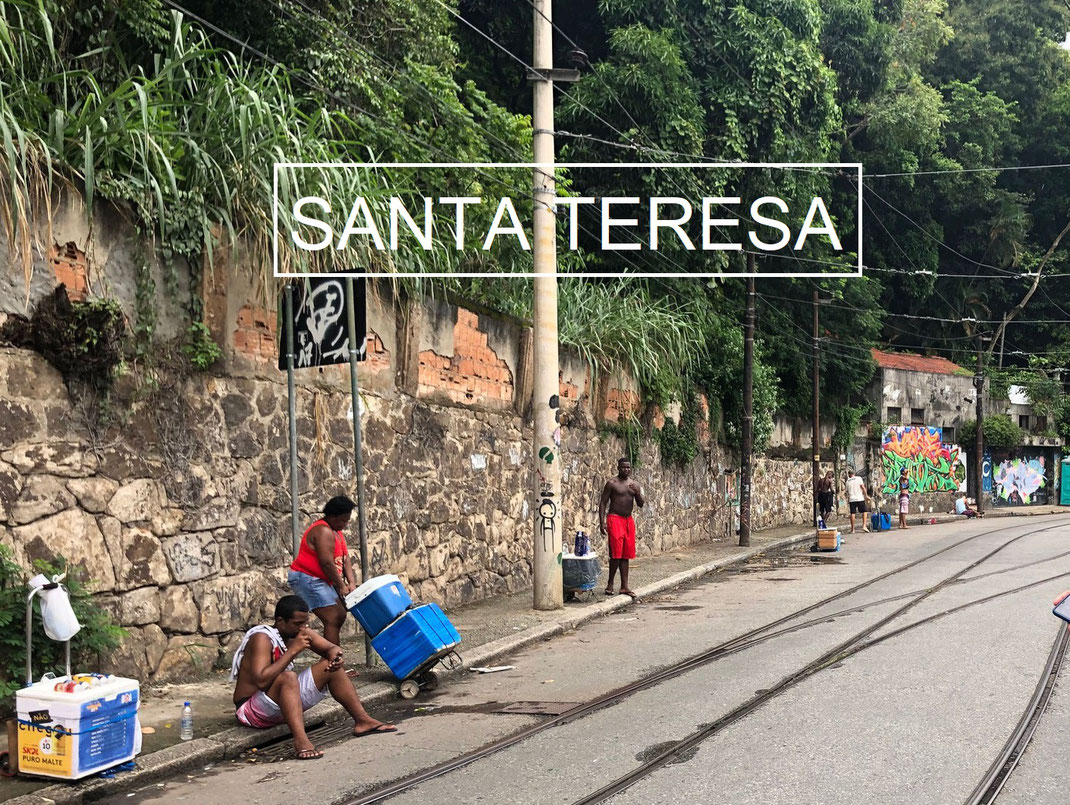 Dans les rues de Santa Teresa