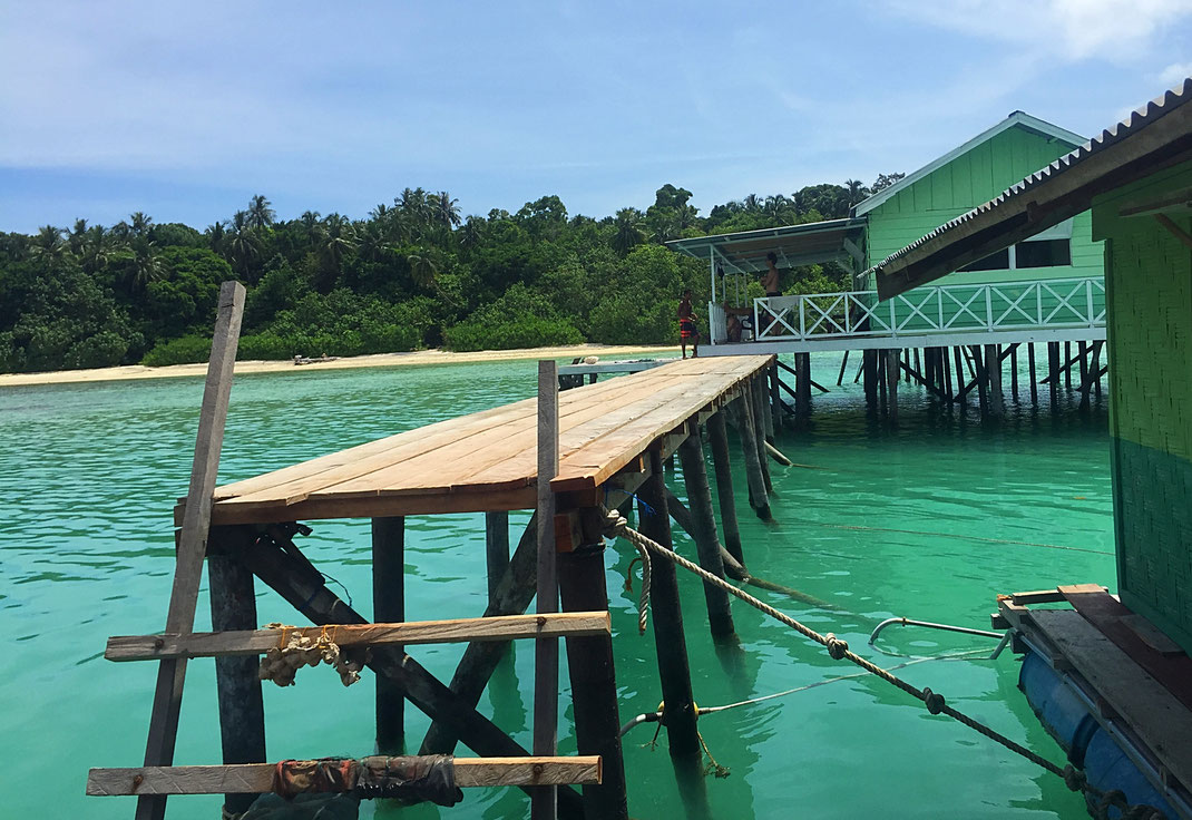 floating surf house