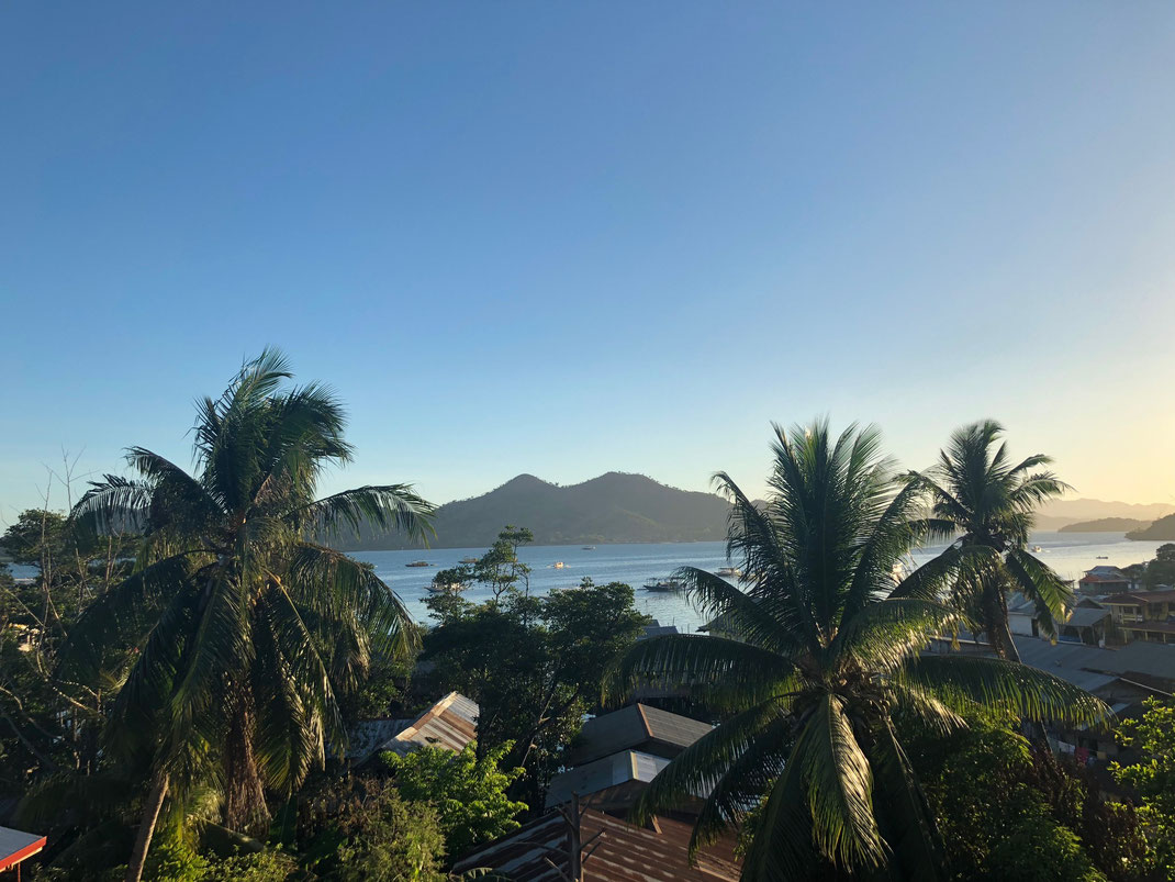 Vue de Coron en hauteur