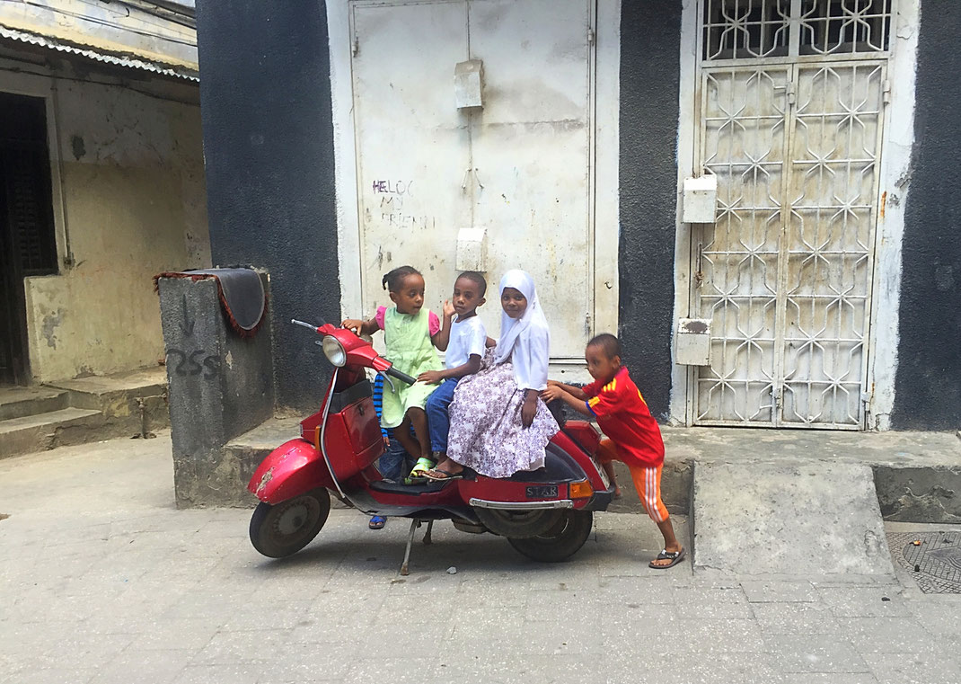 Dans le rues de Stone town