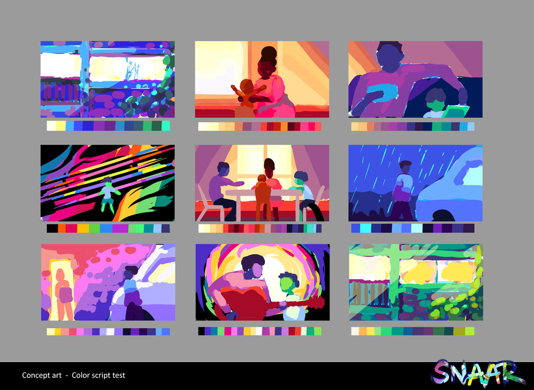 Colorscript research SNAAR by Melissa Brouwer