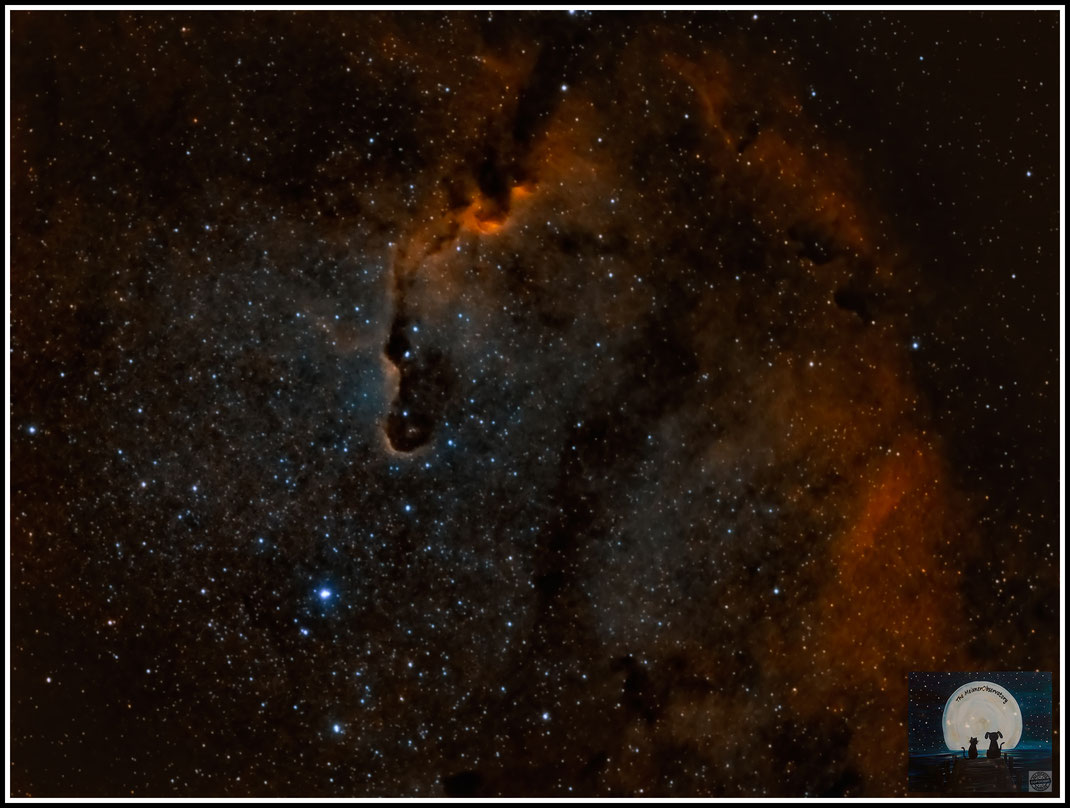 IC 1396 - The Elephant Trunk Nebula - Elefantenrüsselnebel -LBN 452 - Schmalbandfilteraufnahme  MeixnerObservatorium